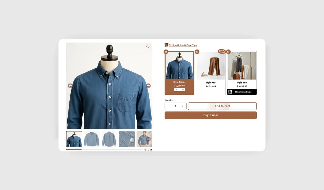 Collection Showcase Impresses & Captures Engagement — Debutify Shopify theme section