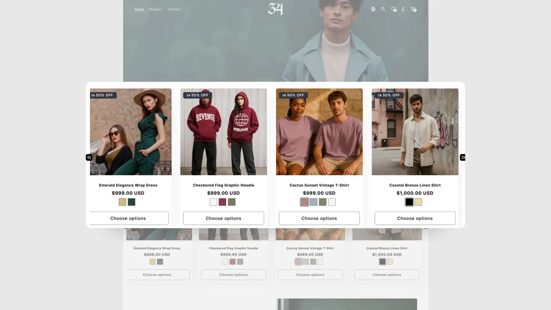 Product Slider Spotlights your Top Picks — Debutify Shopify theme promotion widget