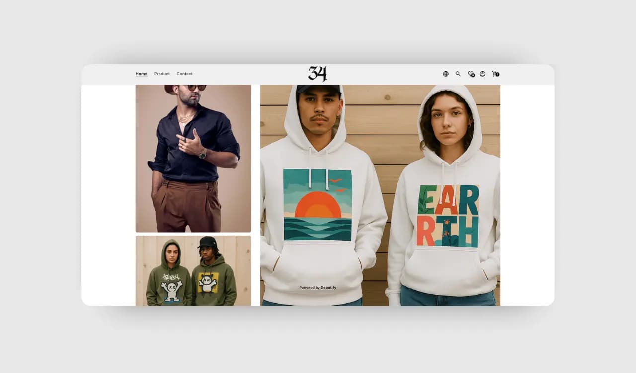 Promote Space Efficiency & Promotional Opportunities with Collage Tabs — Debutify Shopify theme section